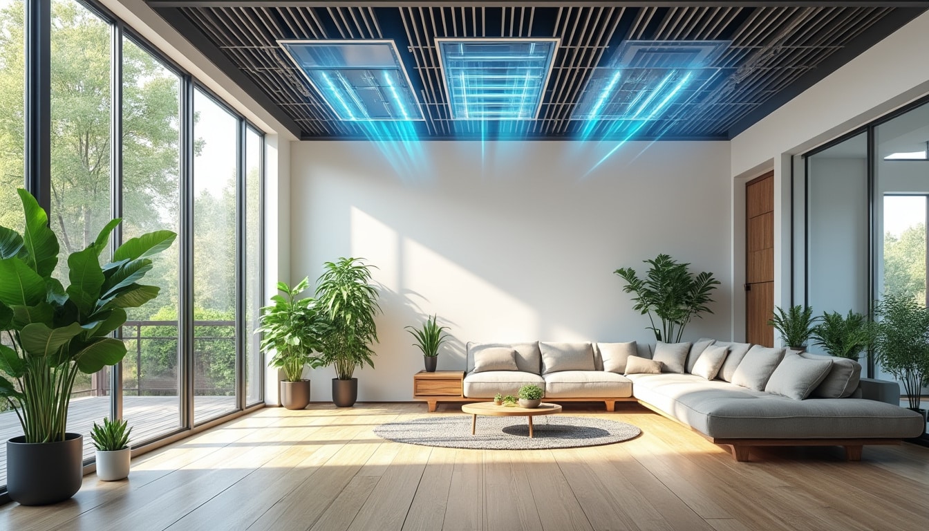 découvrez comment la ventilation mécanique contrôlée améliore la qualité de l'air intérieur dans les maisons passives en assurant un renouvellement d'air optimal et une purification efficace.