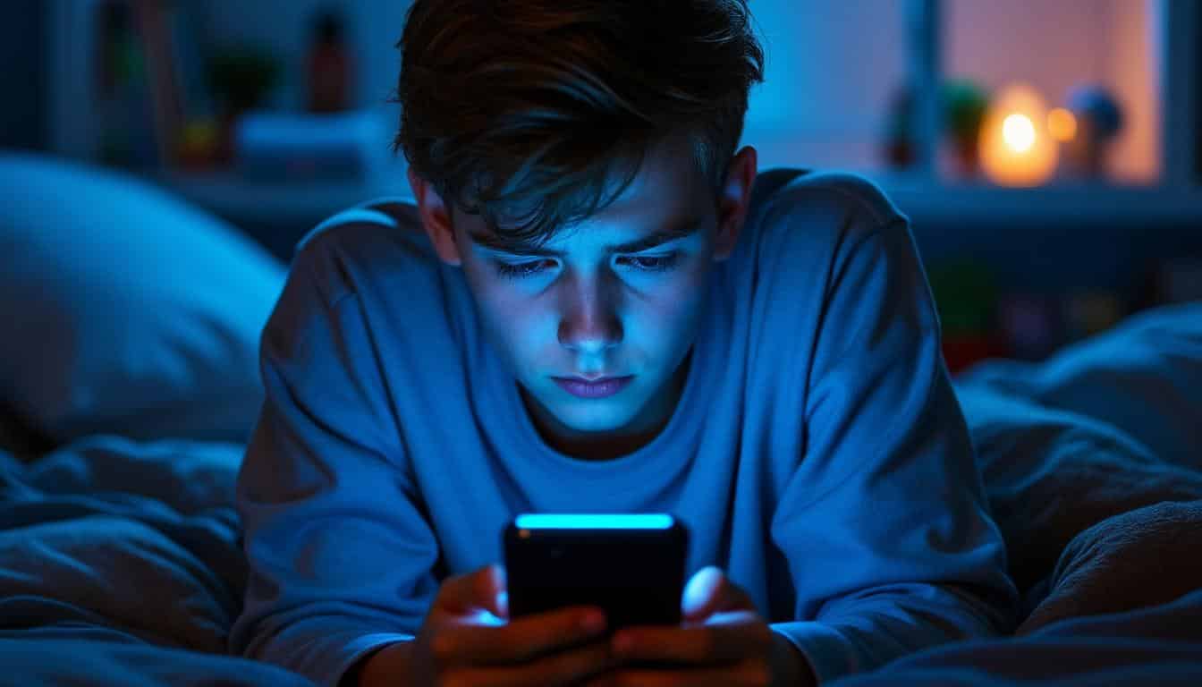 découvrez comment l'exposition prolongée aux écrans peut perturber le cycle circadien des adolescents, impactant leur sommeil et leur santé globale.