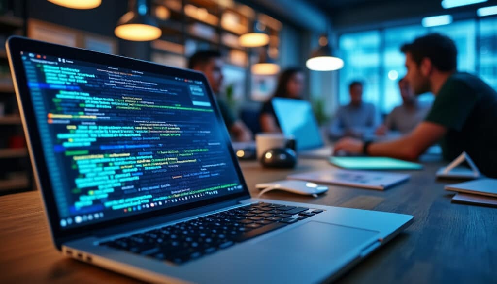 découvrez comment l'intelligence artificielle générative révolutionne la programmation en accélérant la production de code source pour les développeurs, améliorant ainsi leur efficacité et créativité.